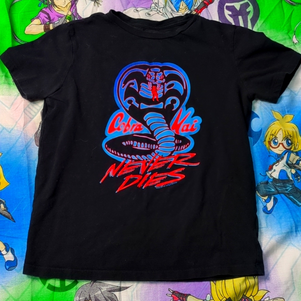 Free add on - Cobra Kai Never Dies Tee